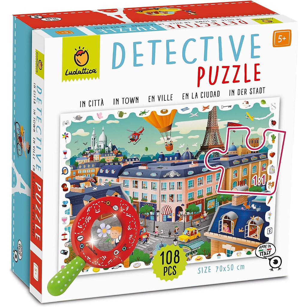 Puzzle detective città 108 pz