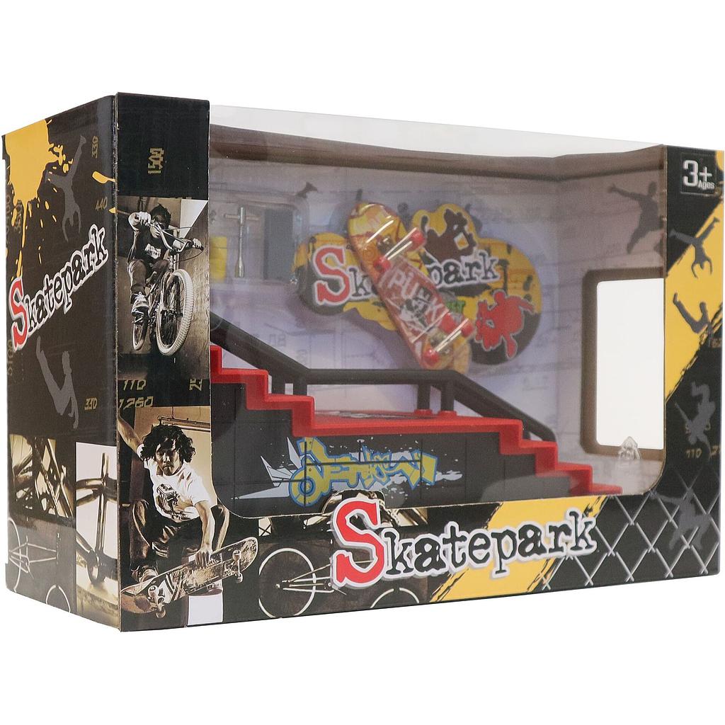 Finger skateboard park con accessori