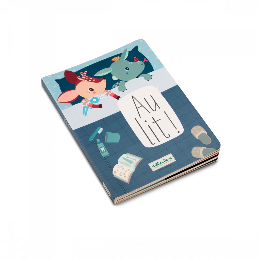 au lit - libro tattile in francese