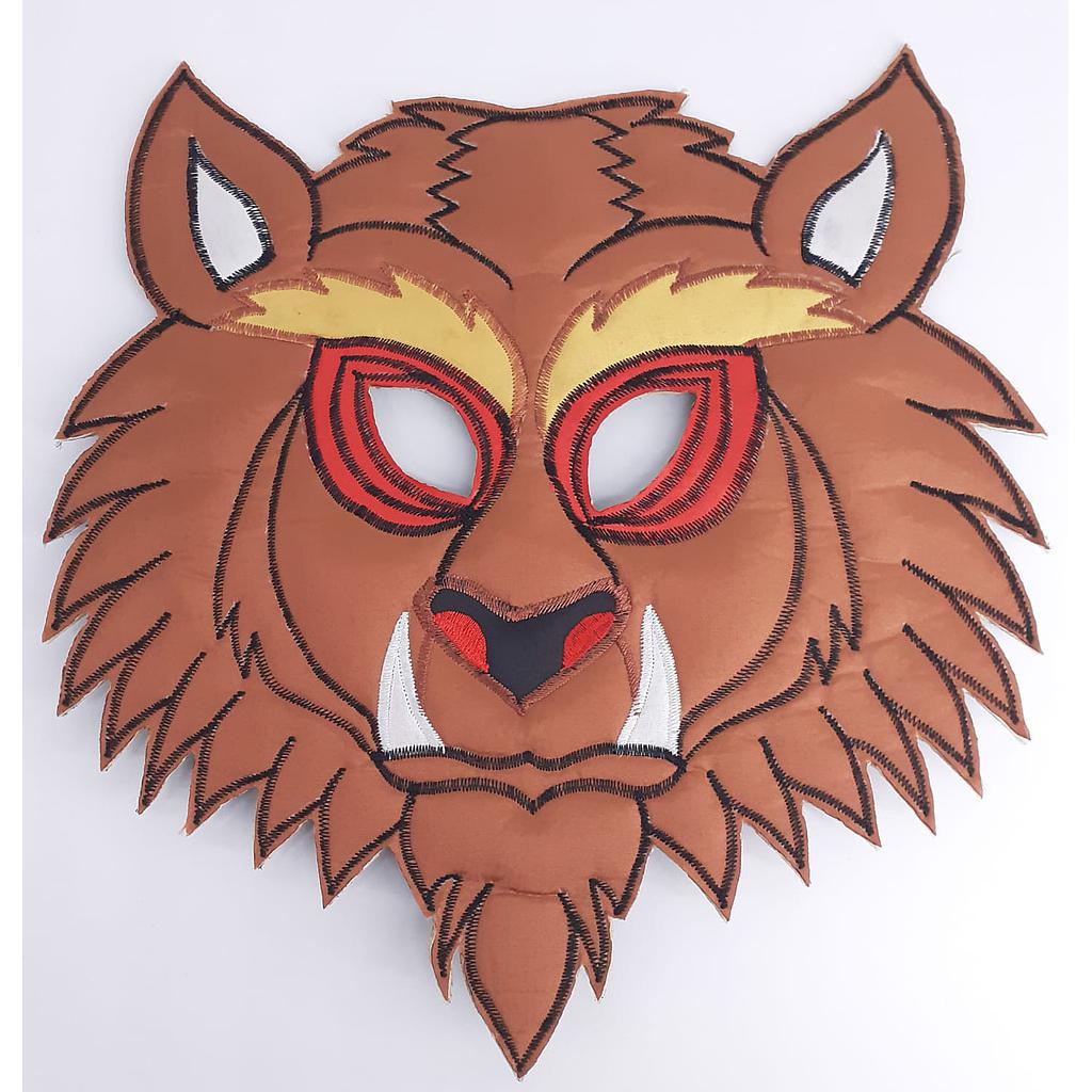 Maschera Lupo in tessuto
