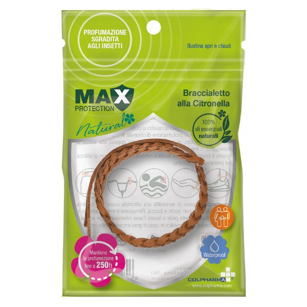 braccialetti alla citronella antizanzare ecopelle