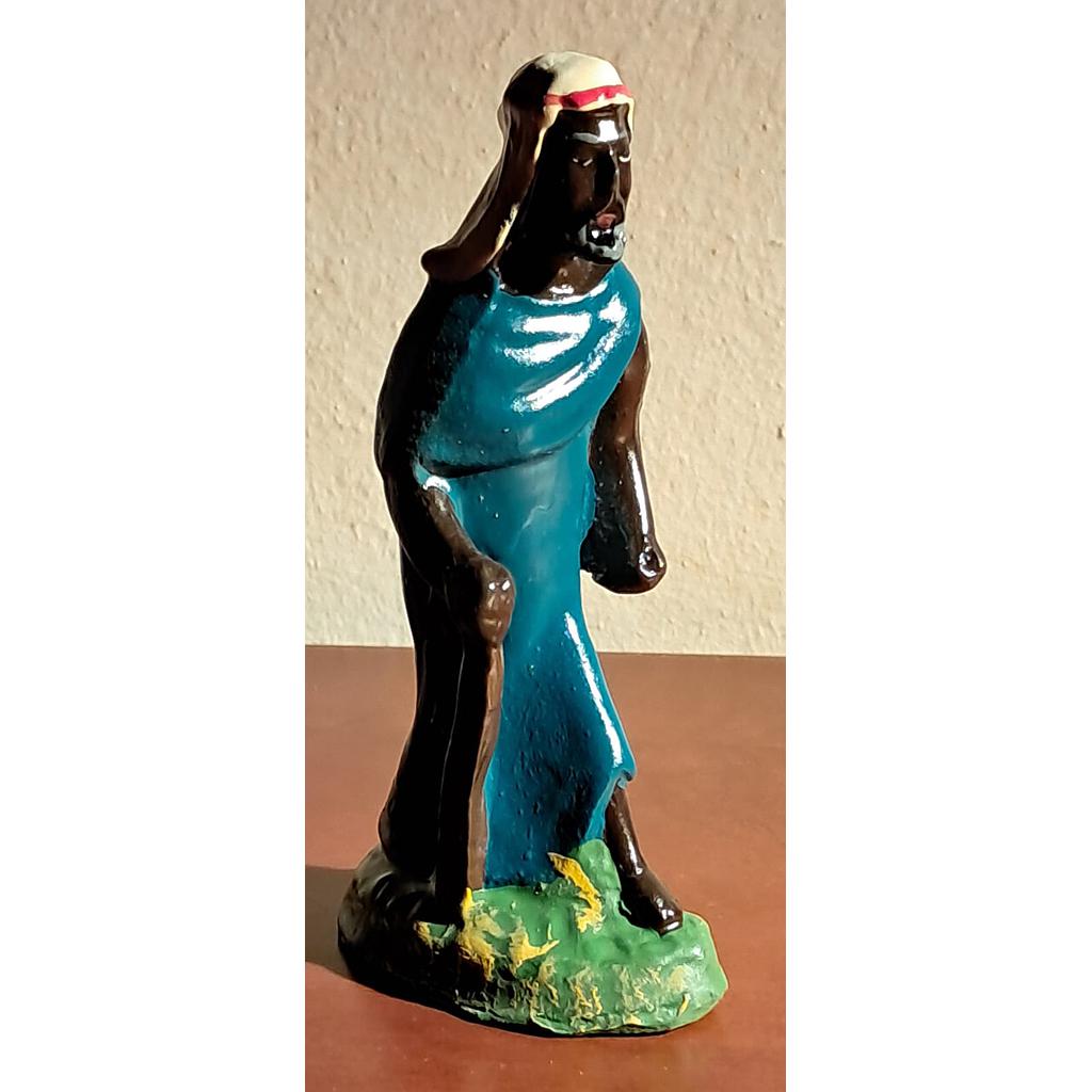 Viandante del deserto statuina in gesso 10cm