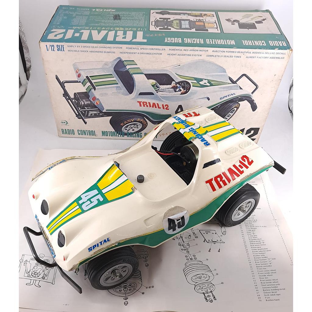 Sangyo Spital auto buggy RC Trial-12 2wd scala 1/12 anno 1980
