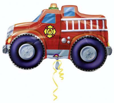palloncino foil camion pompieri