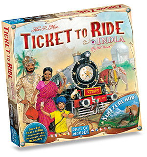 Espansione Ticket to ride: India + Svizzera