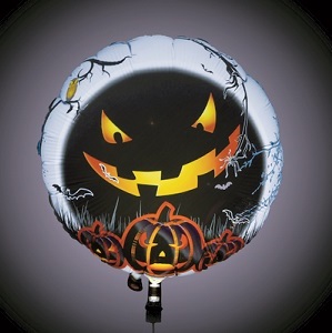 Pallone con luce LED Gigaloon 62cm Scary