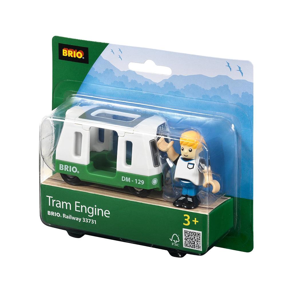 tram con viaggiatore Brio