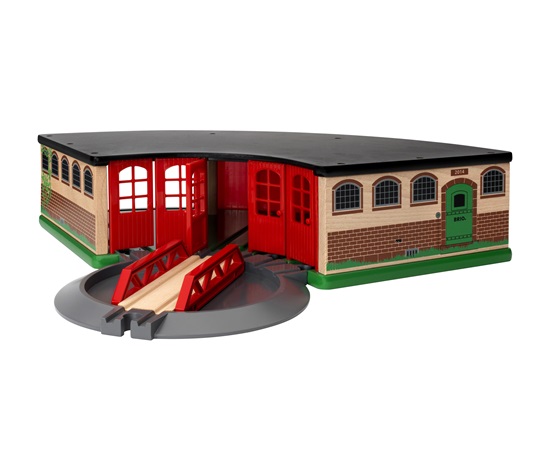 grande deposito treni rotondo