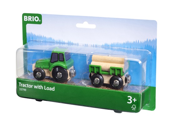 trattore con rimorchio brio