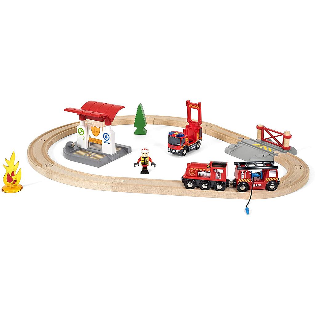 set ferrovia dei vigili del fuoco