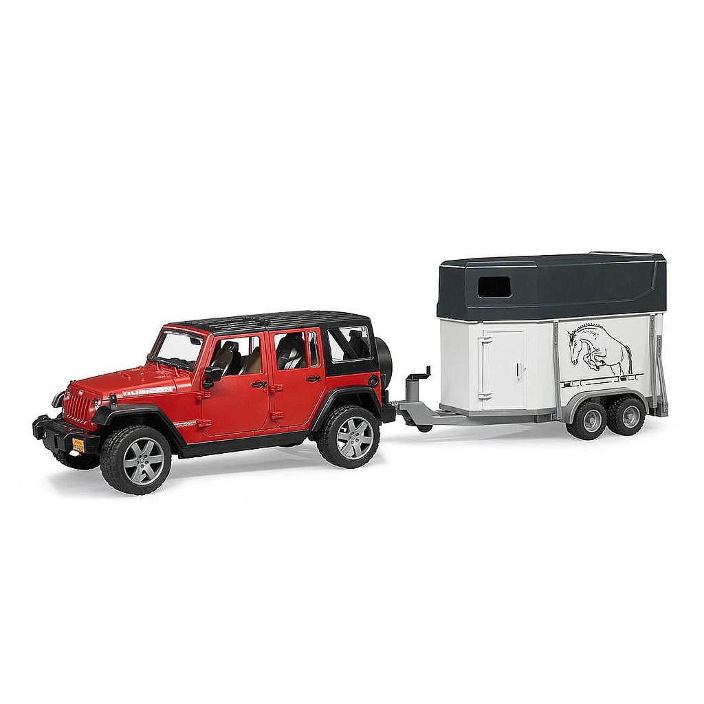 Jeep Wrangler rubicon con trasporto cavalli