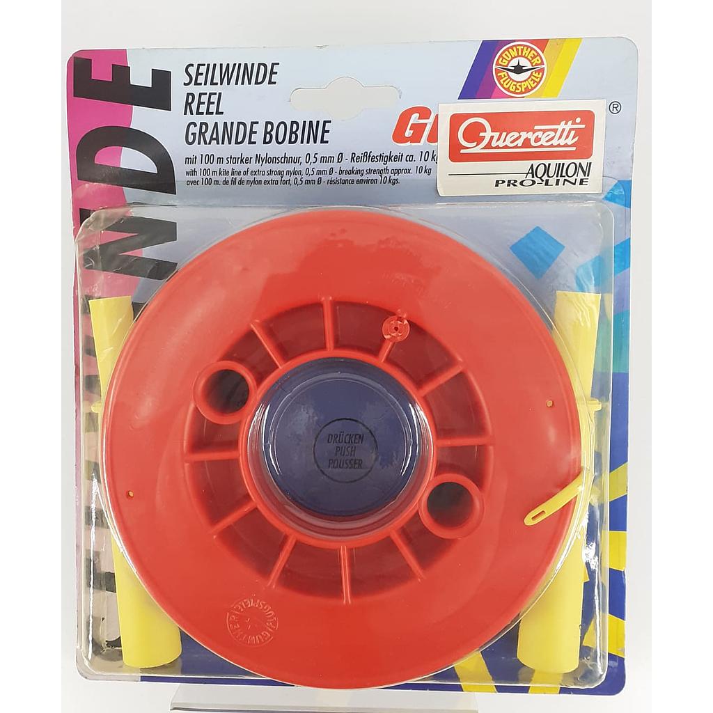 bobina con 2 manopole e filo per aquilone 10kg