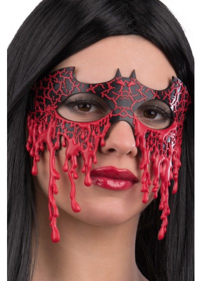 maschera pipistrello con sangue