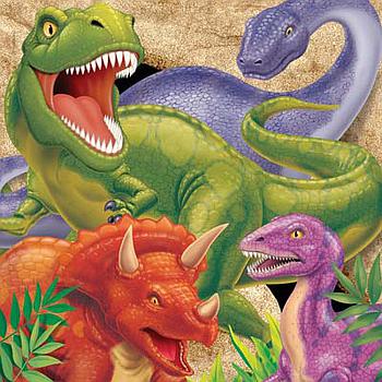 tovaglioli dinosauri 16pz