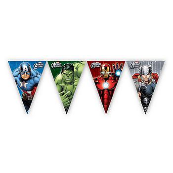 festone bandierine avengers