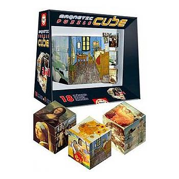 Magnetic puzzle cube opere d'arte