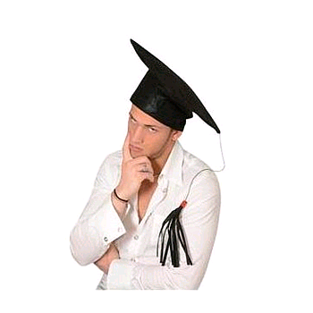 cappello laureato panno