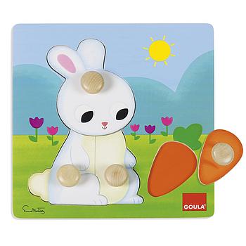 puzzle coniglio 4 pezzi