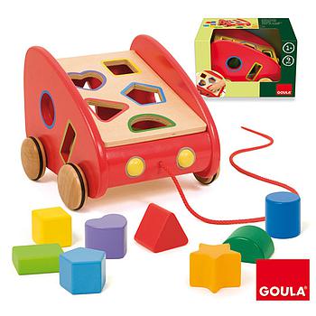 Macchina trainabile con forme ad incastro