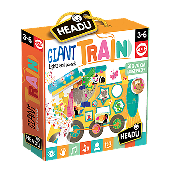 Puzzle trenino gigante