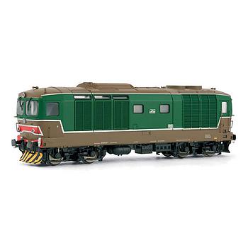 loco diesel d 445 in livrea verde i