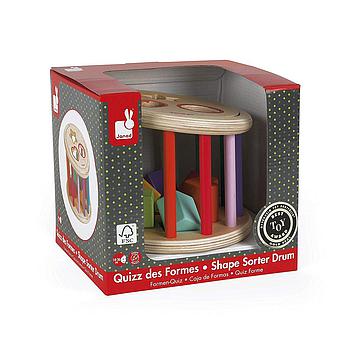 cilindro con forme in legno