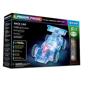 Bolide da corsa 8 in 1 - Laser pegs