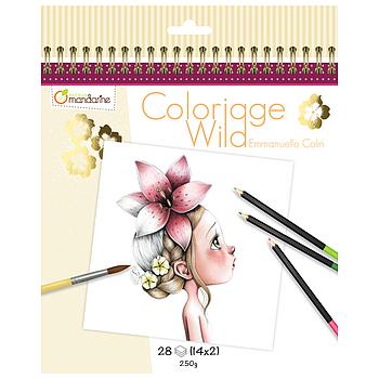 album da colorare Wild - Emmanuelle Colin