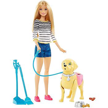 barbie a spasso con i cuccioli