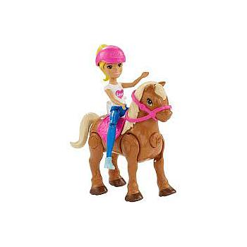 Barbie con pony party e via 