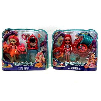 Enchantimals bambola più cucciolo assortite