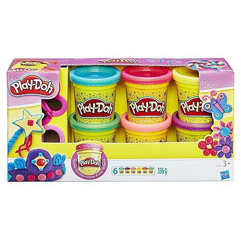 Play-Doh Sparkle 6 Vasetti