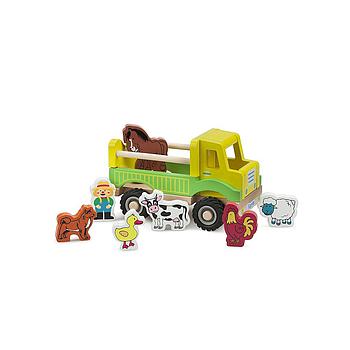 camion con animali fattoria