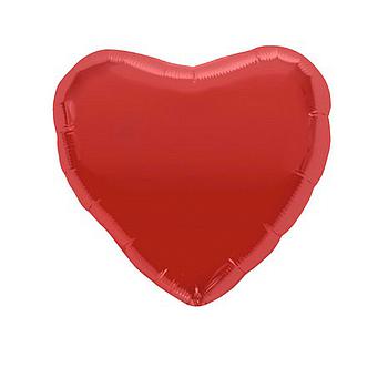 Pallone foil 18" - 45 cm Cuore Rosso 1 pz