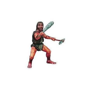 uomo preistorico con clava