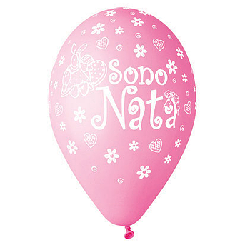 palloncini 13" rosa sono nata 