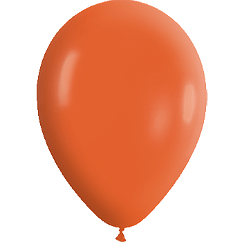 busta 100 palloncini 13"arancioni