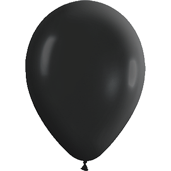 busta 100 palloncini neri 13"