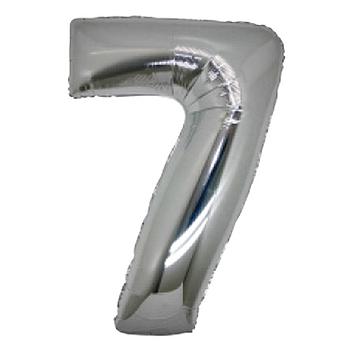 palloncino silver n.7 102cm mylar