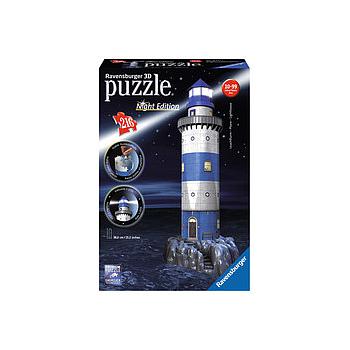 Faro night edition con led, puzzle 3d 