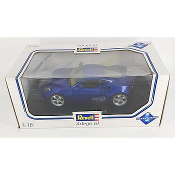 auto Artega GT metalizzata blu 1/18