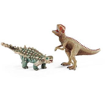 Saicania e Giganotosauro