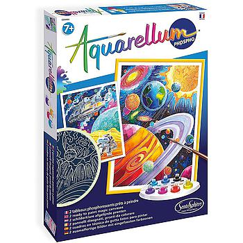 universo fosforescente aquarellum