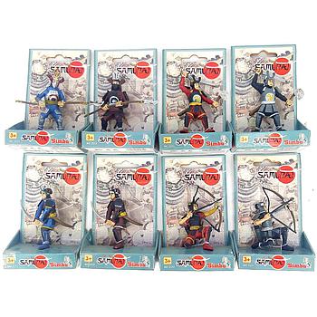 Personaggi samurai assortiti