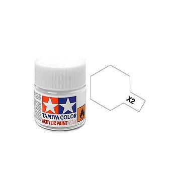 colore acrilico mini X-2 white