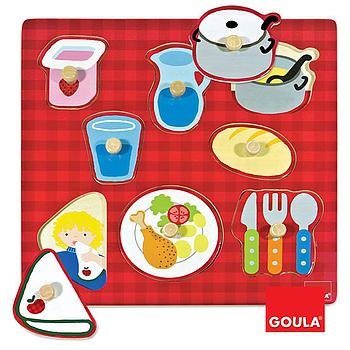 puzzle legno sala da pranzo