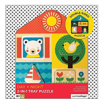 Puzzle in legno 2 in 1 