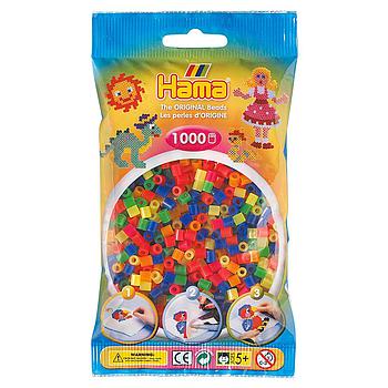 Perle Hama trasparenti multicolore 1000 pz