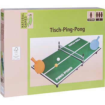 Set da ping pong in legno