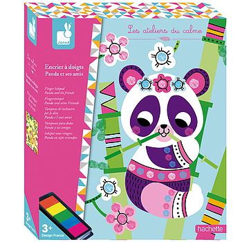tampone d'inchiostro per dita panda
